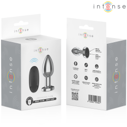 Intense - Plug Anal 10 Vibrations Métal Avec Télécommande L